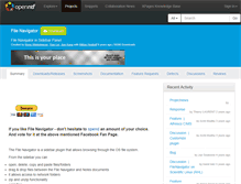 Tablet Screenshot of filenavigator.openntf.org